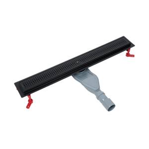 Душевой лоток Iddis Perfex 975B7BL20DZ перфорированная решетка, черный, 70 см