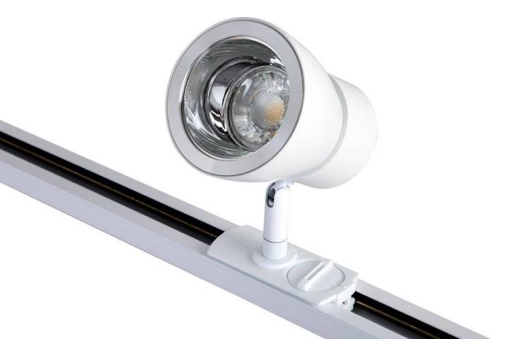 Трековый светильник однофазный Crystal Lux CLT 0.31 009 WH-CH