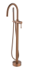 Смеситель для ванны Boheme Uno 469-CB напольный, Copper Brushed