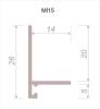 Микроплинтус Decaro ML15A Bronze Brush 2000 мм фото 3