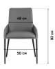 Набор из 4 стульев Stool Group West EL-2 black X4 черные фото 11
