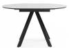 Керамический стол Notta Трейси 664950 snow white / черный фото 3