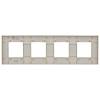 Рамка 4-постовая IEK Skandy SK-M42-K10 бежевый фото 4