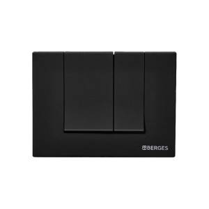 Кнопка смыва Berges Novum 40045 S5 черный, матовый