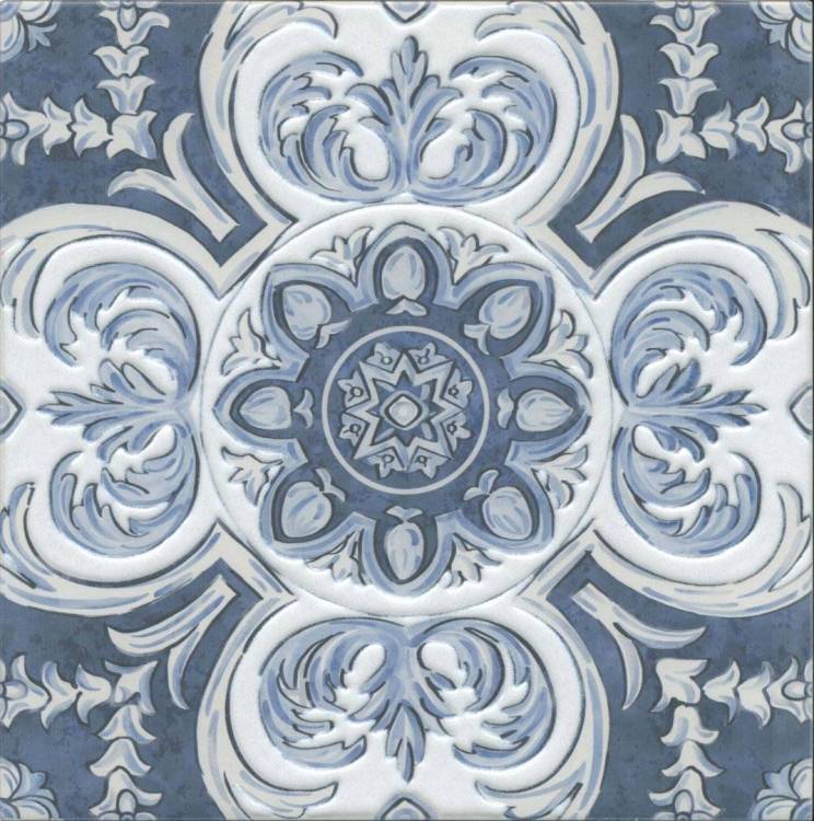 Декор Kerama Marazzi Алмаш HGD\A510\SG9174 центр синий 30x30