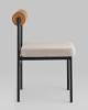 Набор из 2 барных стульев Stool Group Балла FDC9939 sDC6095-4+b270-28 X2 бежевый, коричневая экокожа фото 6