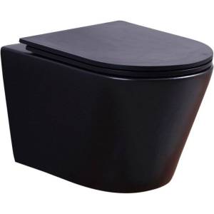 Унитаз подвесной Esbano Clavel ESUPCLAVBM черный матовый