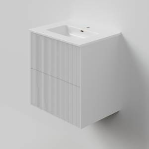 Тумба под раковину La Fenice Terra Twin Bianco 60 белый матовый
