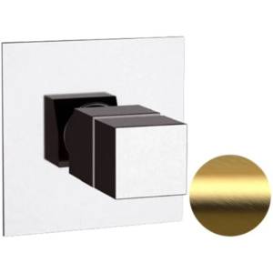 Смеситель для душа Remer Q-Elegance QT30BG золото брашированное
