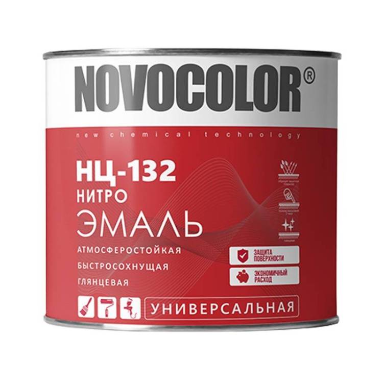 Эмаль Novocolor НЦ-132 синяя 1.7 кг