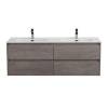 Тумба под раковину BelBagno KRAFT-1400-4C-SO-2-CG Cemento Grigio, 140x50x46
