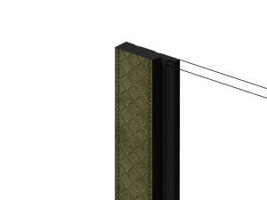 Финишный молдинг Hiwood LF124A(LE1) GN83K 270x1.2x4.2