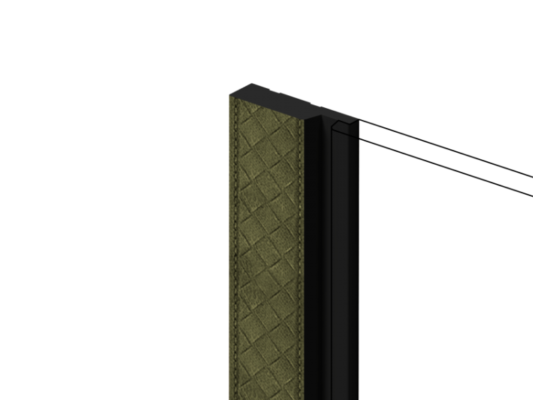 Финишный молдинг Hiwood LF124A(LE1) GN83K 270x1.2x4.2