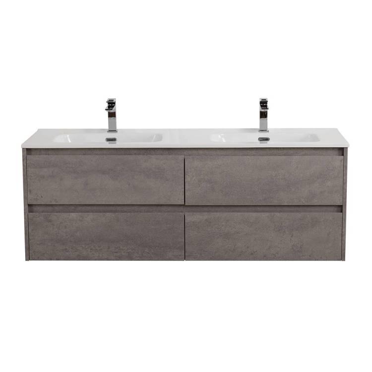 Тумба под раковину BelBagno KRAFT-1400-4C-SO-2-CG Cemento Grigio, 140x50x46