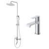 Душевой комплект BelBagno Aurora AURORA-VSCM/LVM-CRM хром