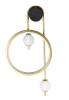 Бра Crystal Lux Rodrigo Ap20W Led Black/Gold фото 2