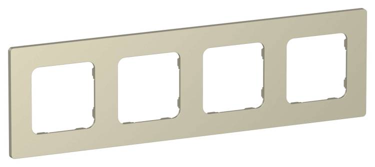 Рамка 4-постовая IEK Flite FI-M42-32-20-K37 шампань