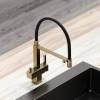 Смеситель для кухни Sancos Moro SC4006BG брашированное золото фото 2