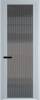 Межкомнатная дверь Profil Doors 2 AGP цвет профиля Серебро, стекло безопасное 6 мм мору тонированное 800x2000