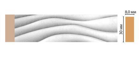 Молдинг DECOMASTER D044-375 240x0.8x3