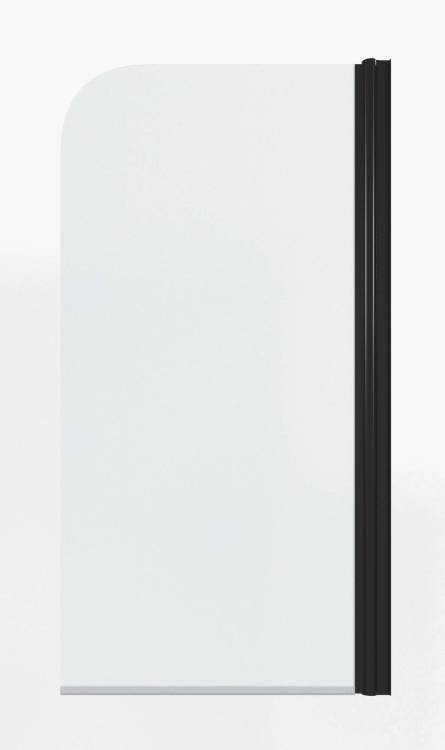 Шторка на ванну Timo TCM-70/03C-6 профиль черный, стекло прозрачное, 70x140
