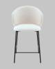 Стул полубарный Stool Group Блейз LV-109-S000-P-01 белый, букле фото 3