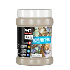 Эмаль универсальная акриловая VGT ВД-АК-1179 перламутровая графит 0.23 кг