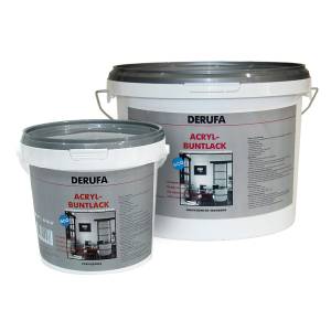 Эмаль универсальная Derufa Buntlack-Acryl шелковисто-матовая база C 2.7 л