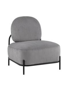 Кресло Stool Group Стоун vd-stone-cl-steel светло-серый, велюр рельефный