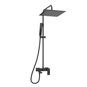 Душевой комплект Wasserkraft A277.162.218.BM черный, со смесителем