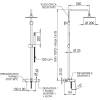 Душевая система Remer Elegance EQ34A7MDMD20 хром, с изливом, с термостатом фото 2