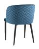 Набор из 4 стульев Stool Group Оскар MC11 KD HLR-63 X4 сине-зеленый фото 8