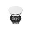Донный клапан Kerama Marazzi DRR.2\WHT белый глянцевый, с керамической крышкой фото 2
