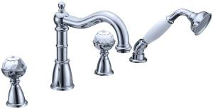 Смеситель на борт ванны Boheme Brillante 393