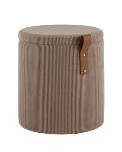 Пуф Stool Group Руни S 24A2064CG-L-3 коричневый, вельвет, с ящиком