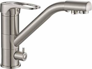 Смеситель для кухни ZorG Steel Hammer SH 321 SATIN