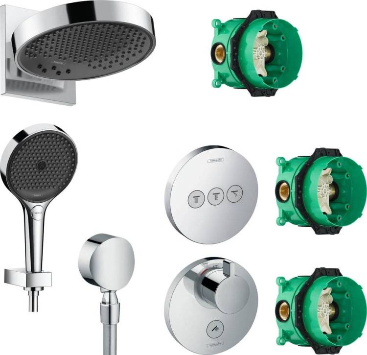 Душевой комплект Hansgrohe Rainfinity 250 (3 jet) 26232000 + 26852000 + 27506000 + 15742000 + 15745000