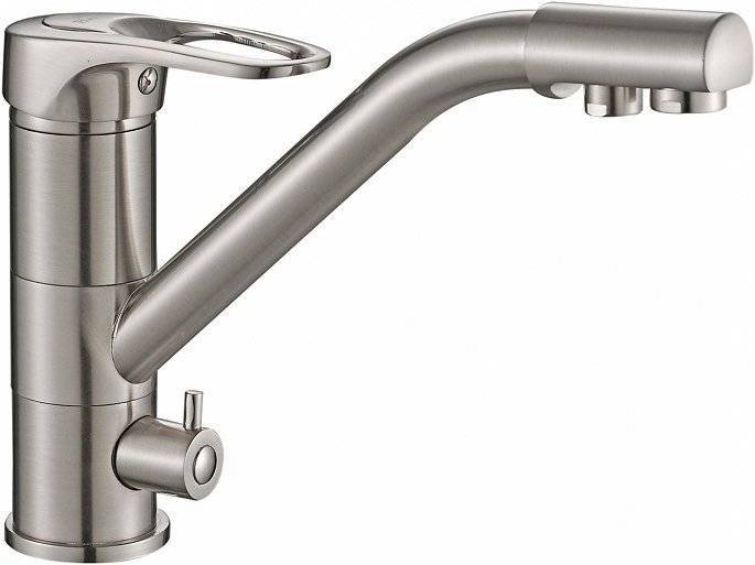 Смеситель для кухни ZorG Steel Hammer SH 321 SATIN