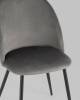Стул Stool Group Lilly Lilly HLR-24 велюр антрацитовый фото 7