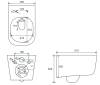 Комплект Grohe GR7500510 Инсталляция для унитаза Grohe Rapid SL + Унитаз подвесной beWash Schutz безободковый, с сиденьем микролифт, белый глянец фото 5