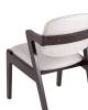 Стул Stool Group Viva MH32060 BZ-10 LIGHT GREY массив гевеи эспрессо, мягкое сидение, светло-серое фото 6