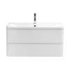 Тумба с раковиной BelBagno 80 подвесная, bianco lucido
