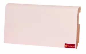 Плинтус МДФ TeckWood Белый прямой (под покраску) 2150х120х16