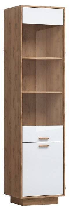 Шкаф Woodville Эго Пс-1 458376 дуб крафт золотой/белый