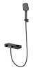 Смеситель для ванны Wonzon & Woghand WW-B2551-MB с душем и термостатом, черный матовый