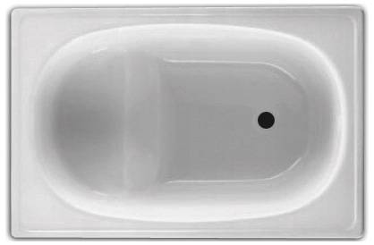 Стальная ванна BLB Европа 105x70 B05E22001 без ножек, с сиденьем