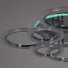 Потолочная светодиодная люстра Reluce 09812-3.3-4+4D CR (RGB) фото 3