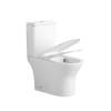 Унитаз-компакт Grossman Tornado GR-4489SQ безободковый, сиденье микролифт, белый глянцевый фото 2