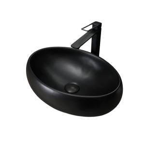 Раковина Gid Lago 53372 Bm9030b 48 см, черная матовая