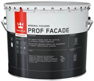 Краска фасадная всесезонная Tikkivala Prof Facade база С 9 л